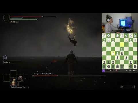 Beating Radagon while playing chess - YouTube