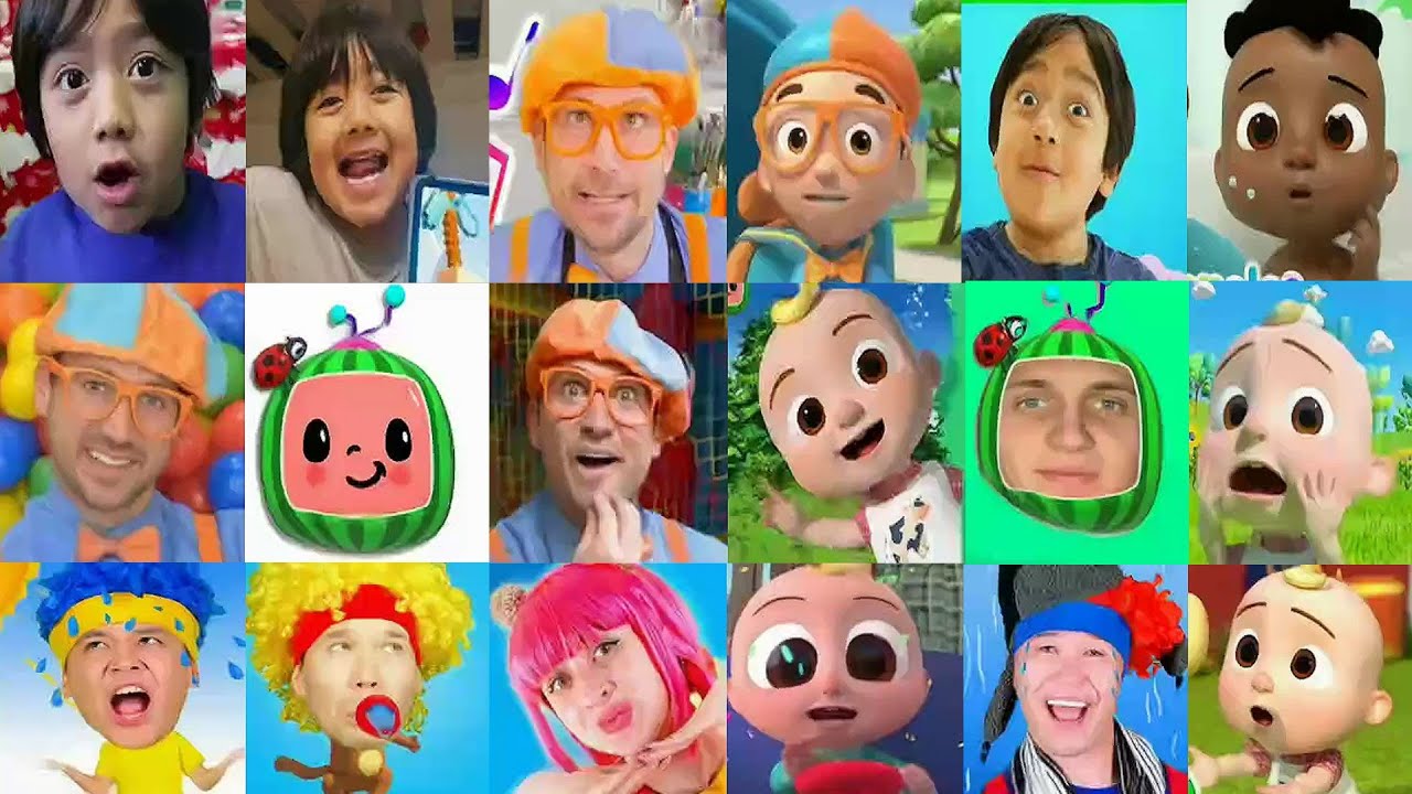 Ryan’s World & Blippi & Cocomelon & D Billions - KulikiTaka ti №12