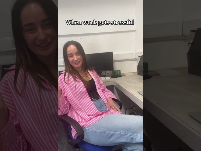 Too blessed to be stressed 💅 #ytshorts #marketinggirlies #officehumour #corporatehumour