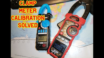 Clamp meter DC calibration error solved