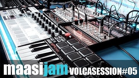 Volca Bass / Keys / Sample / FM, Ambient FX Jam - maasijam volcasession #05
