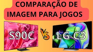 Samsung S90C vs LG C3 GAMING Picture Comparison 4K QD-OLED and OLED