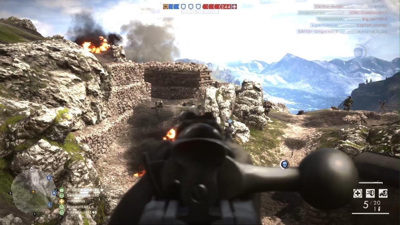 Battlefield 1 Rifles only - YouTube