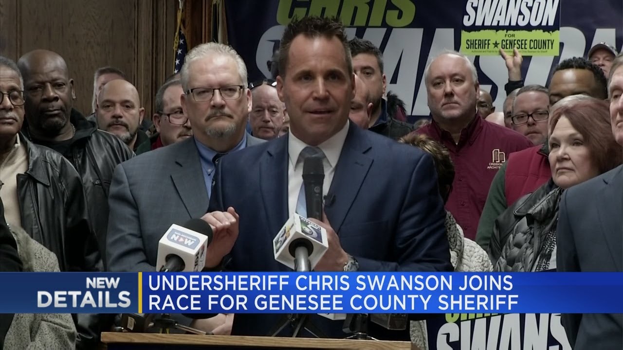 Undersheriff Chris Swanson joins race for Genesee County Sheriff