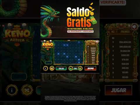 🌟Keno Azteca, elige tus números y apuesta ahora.☘️💰🔢