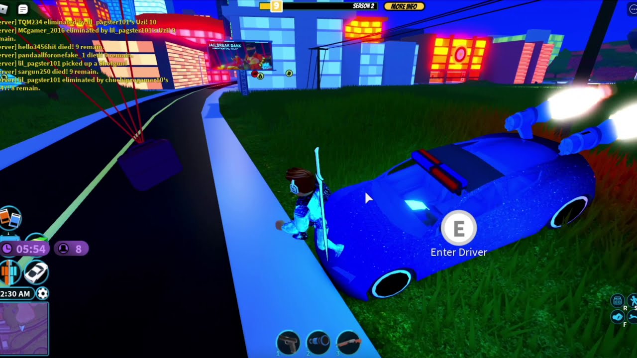 I played battle royal for the last time :(, Roblox Jailbreak