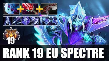 Rank 19 EU "Cooman" Imba Spectre with New Arcana | Tinker Dota 2 Gameplay