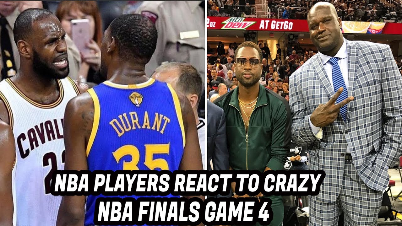 NBA Players REACT TO Cavs vs WARRIORS GAME 4 2017! Cavs NBA Finals Record 24 Threes in Game 4 Win!