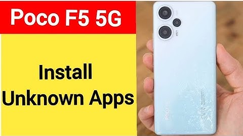 How to install unknown apps, install APK, Poco F5 5G me third party app install kaise karen, app ins