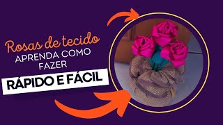 Faça essas lindas flores de cetim