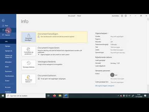 Word document beveiligen met een wachtwoord