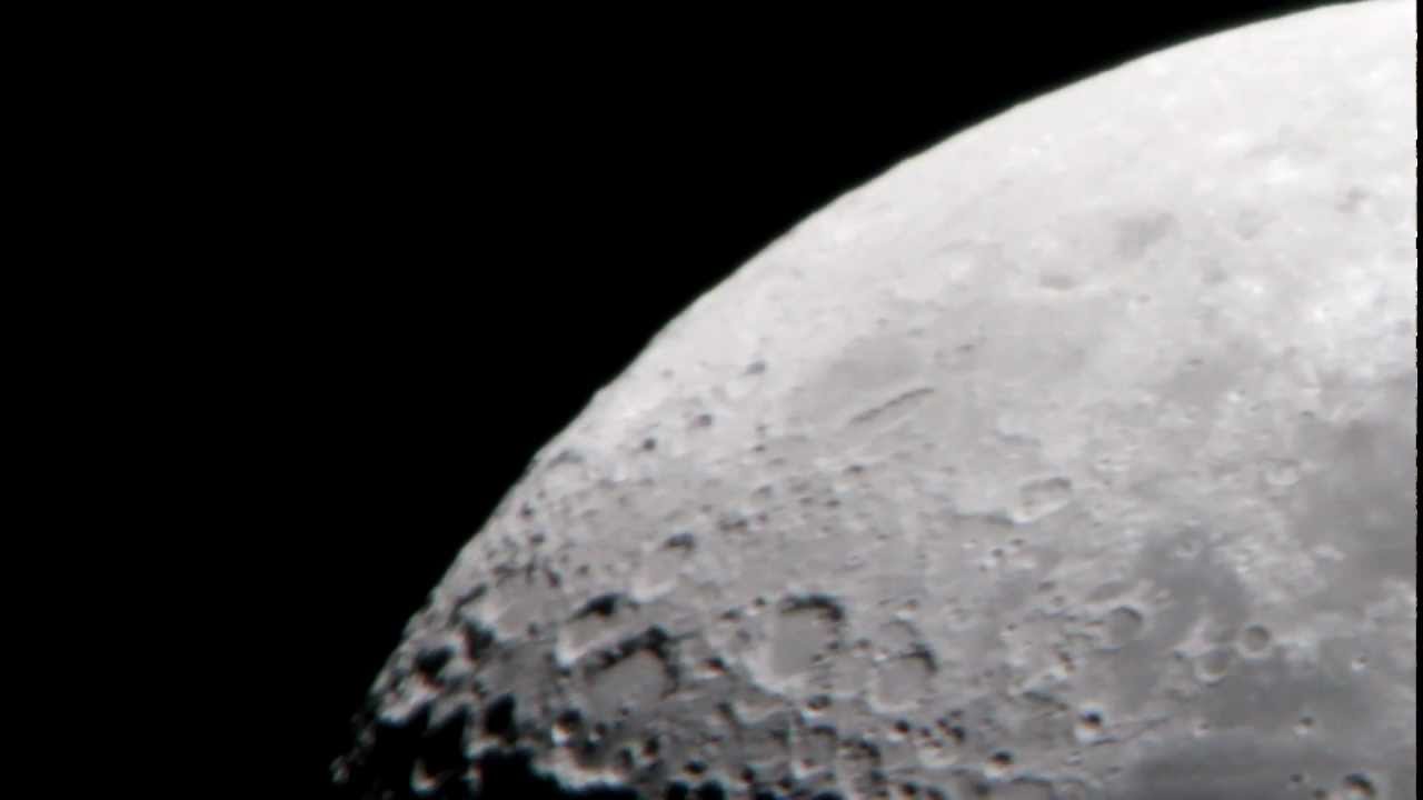 Moon Filmed Through A Skywatcher 130 Telescope Film Using A Canon EOS moon-filmed-through-a-skywatcher-130-telescope-film-using-a-canon-eos