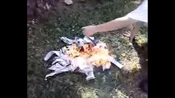 Pyrokinesis demonstration with the power of divine consciousness.