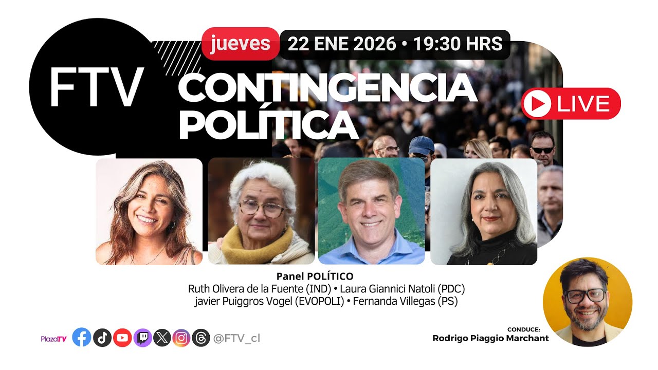 #ContingenciaPolítica desde el #GranValparaíso - JUEVES 22 ENERO 2026 - en vivo y en directo