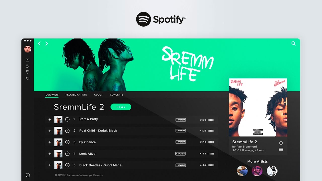 Spotify указать страну