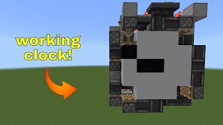 The Best Analog Clock! - Minecraft Bedrock Edition 1.21 Tutorial