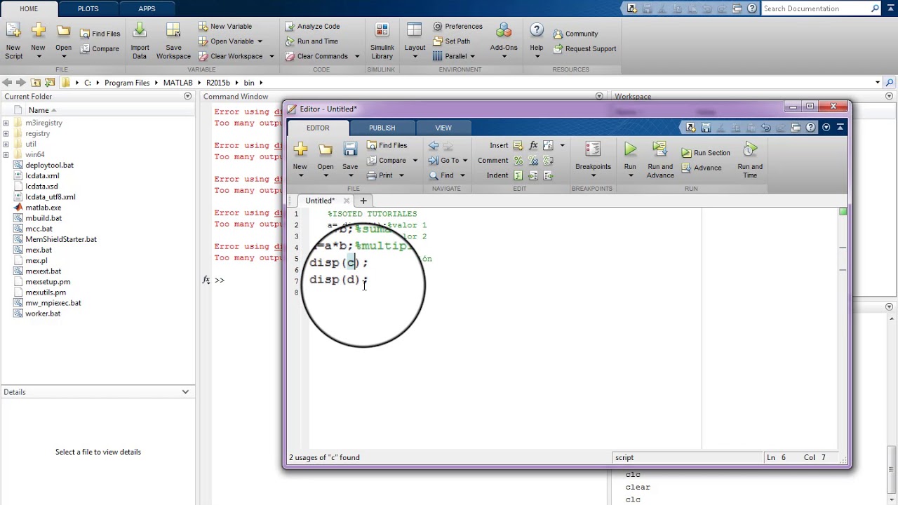 Matlab r2015b 2 - YouTube