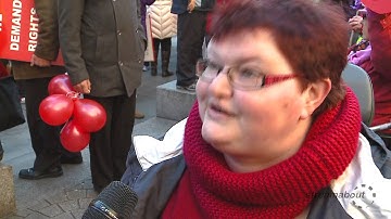 Disability Protest In Dublin