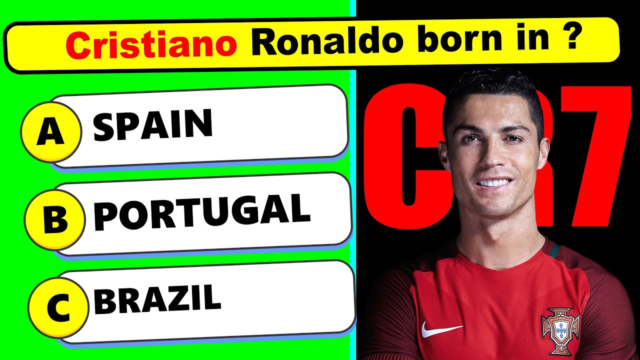 How Well Do You Know Cristiano Ronaldo? CR7 QUIZ - YouTube