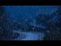 Barulho de chuva para dormir e relaxar  som de chuva torrencial vento e trovoadas  noite 2 asmr