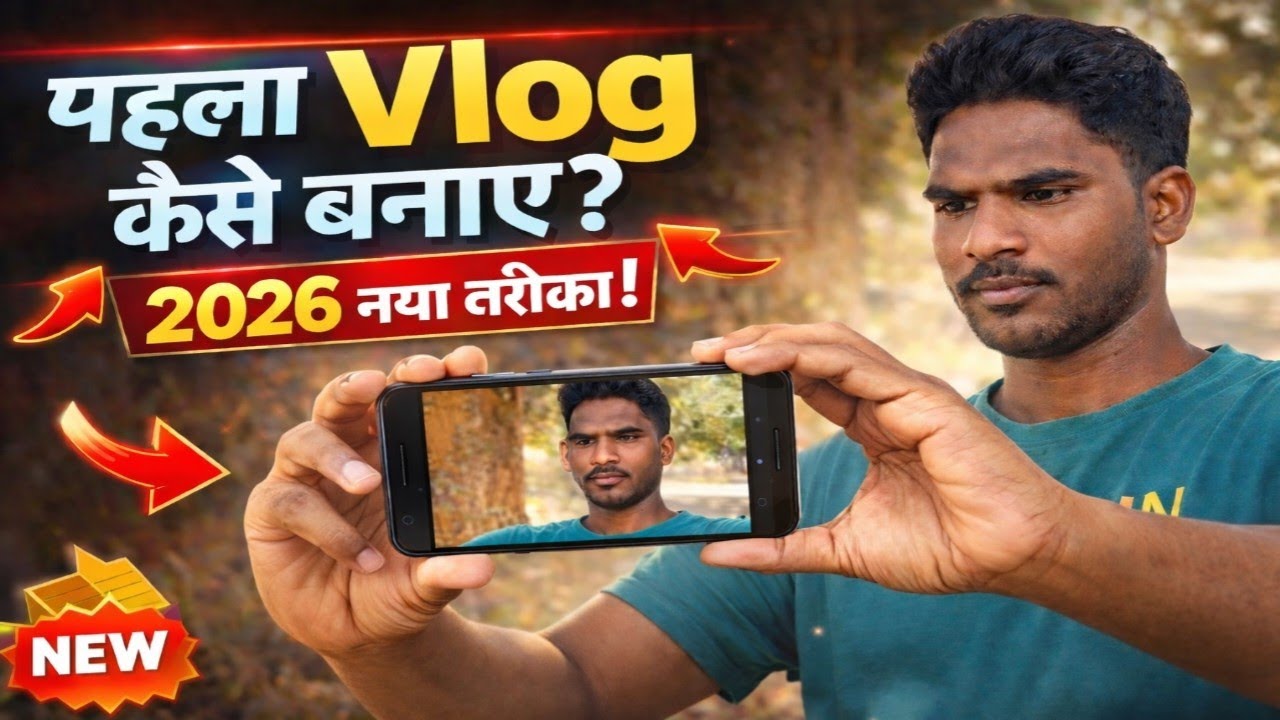 Pahla Vlog Kaise Banaye | Pahla Vlog Me Kya Bole | Vlog Kaise Banate Hain Mobile Se 