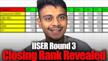 IISER Last Round Cutoff Prediction 2025 📊 Will Your Rank Make It?
