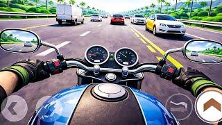 Moto highway Traffic Rider 3D Rush Motorbike Driving and Racing Android Gameplay #motrbike #game screenshot 5