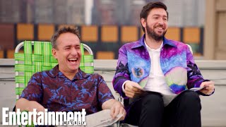 Matthew Macfayden \& Nicholas Braun Love Working Together | Entertainment Weekly