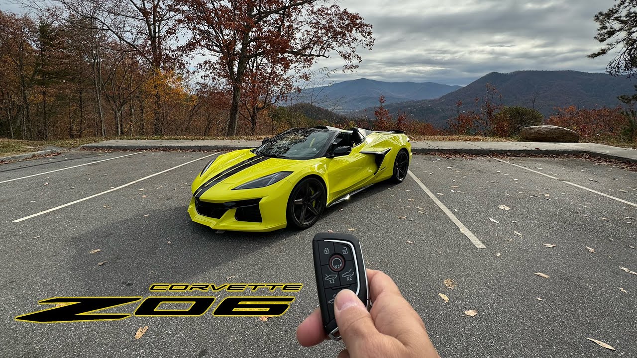Как управлять Corvette C8 Z06 * Самый лучший по звучанию Vette из всех!