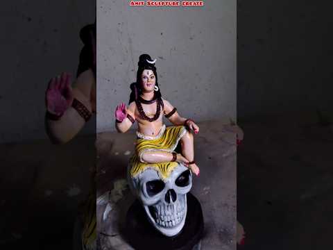 aghori mahadev murti making | mahadev idol making #Mahadev #Shorts