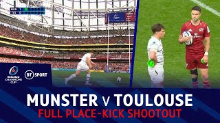 Toulouse win penalty shootout to make Champions Cup semis