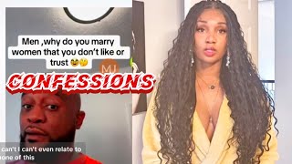 Men Confess That They Don't Love Their Wives