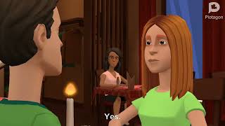 Clic Caillou Behaves At The Restaurantungrounded Plotagon Version