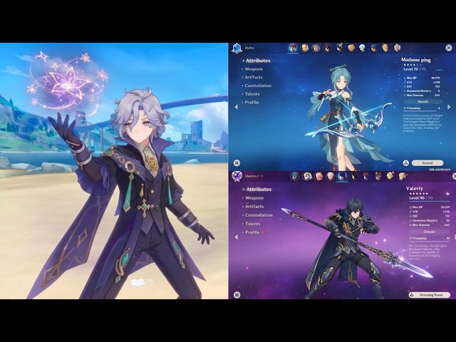 Gameplay Mitiya dan Valerie - Genshin Impact