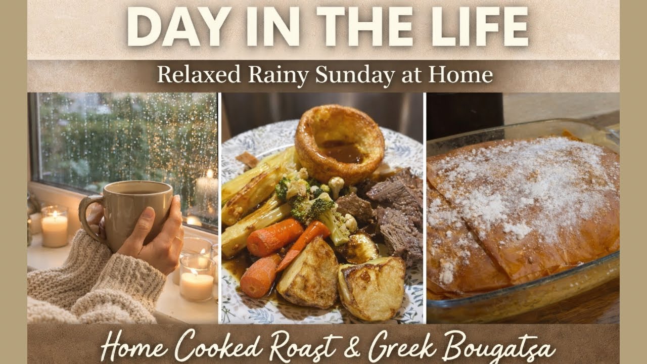 Уютный день из жизни | Домашнее жаркое и домашняя греческая бугаца