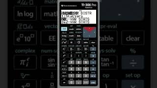 Anleitung Tr Ti 30X Pro Mathprint Mittelwert Standardabweichung