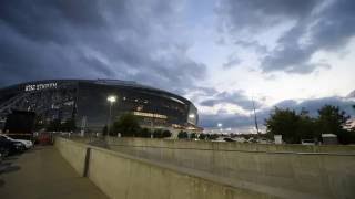 AT&T Stadium Sunset Time-lapse on the Eve of Alabama vs USC Football