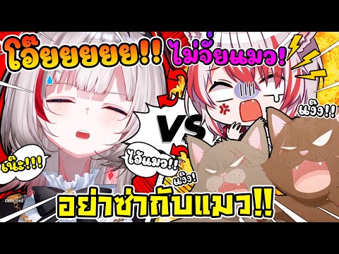 เมื่อ ดีจัง ล้อโคฮาคุมากไปหน่อย เลยโดนแมวเอาคืน ถึงกับร้องเสียงหลง ! [ Vtuber ซับไทย ]