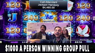 🤑 $1000/Person GROUP PULL 💰 MASSIVE JACKPOT 🎩 Hold Onto Your Hat at Hard Rock Atlantic City #ad