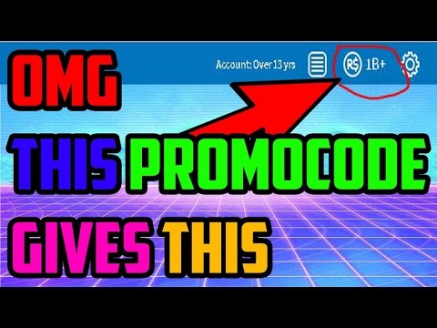 Roblox A Promo Code Gives You 1 Billion Free Robux 2017 With