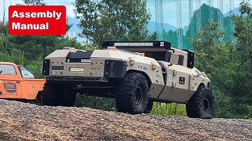 3D Printed D.I.Y. Crawling RC car EATTV MK1 DE Assembly manual movie PART 01