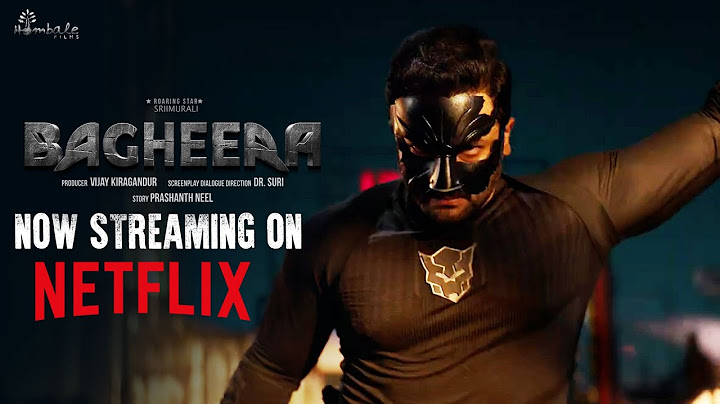 Watch Bagheera | Kannada Action Movie | Only on Netflix | Hombale Films