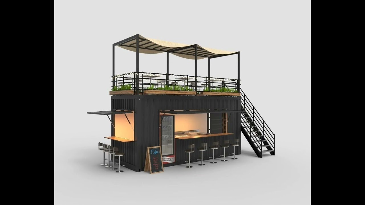 Container Cafe Design Idea
