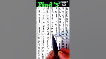 Find " 3 " ✅ #shorts #shortsfeed #viral #gaming