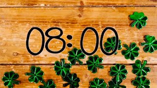 8 Minute St. Patrick’s Day Countdown Timer With Music ☘️🎵 screenshot 5