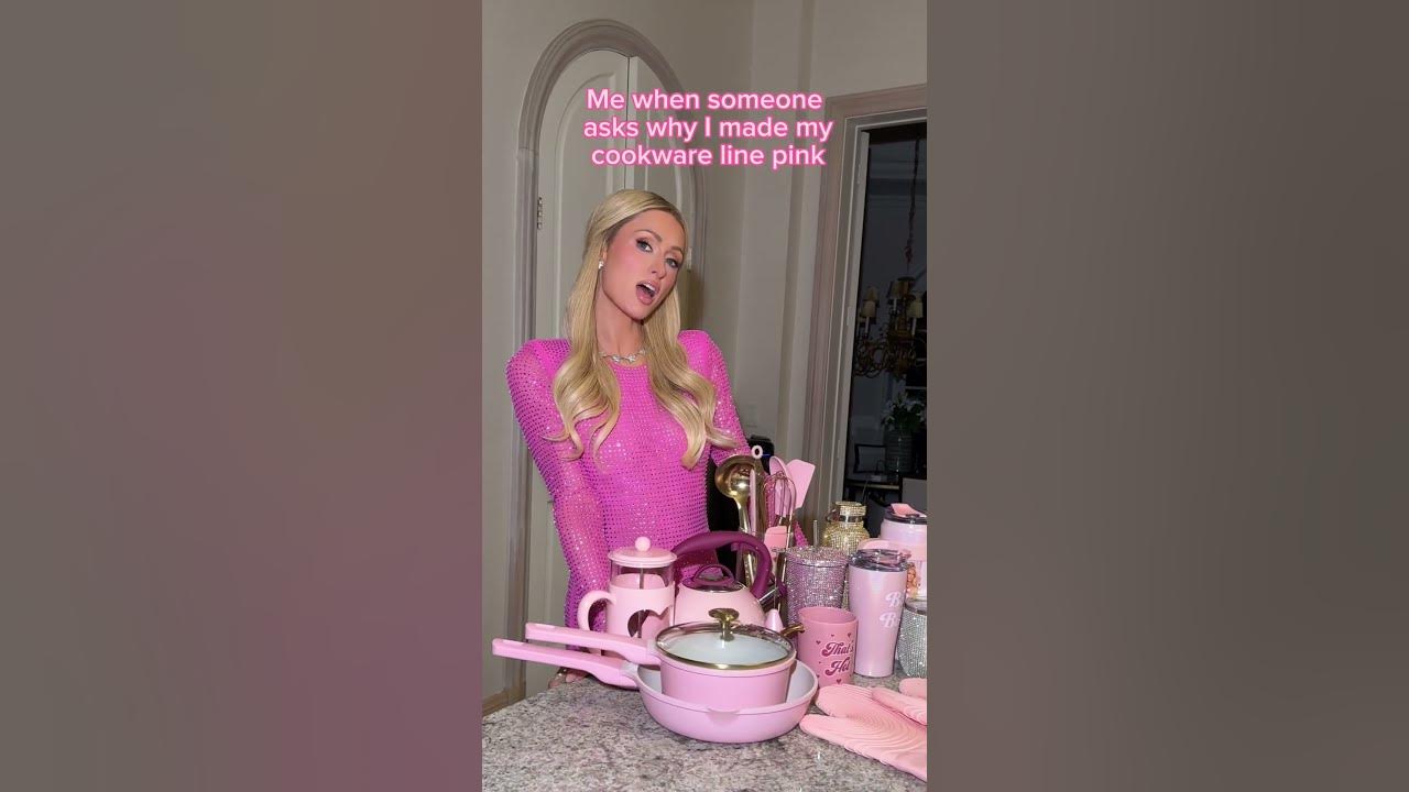 Unboxing my new Paris Hilton cookware set 💓 it's literally the