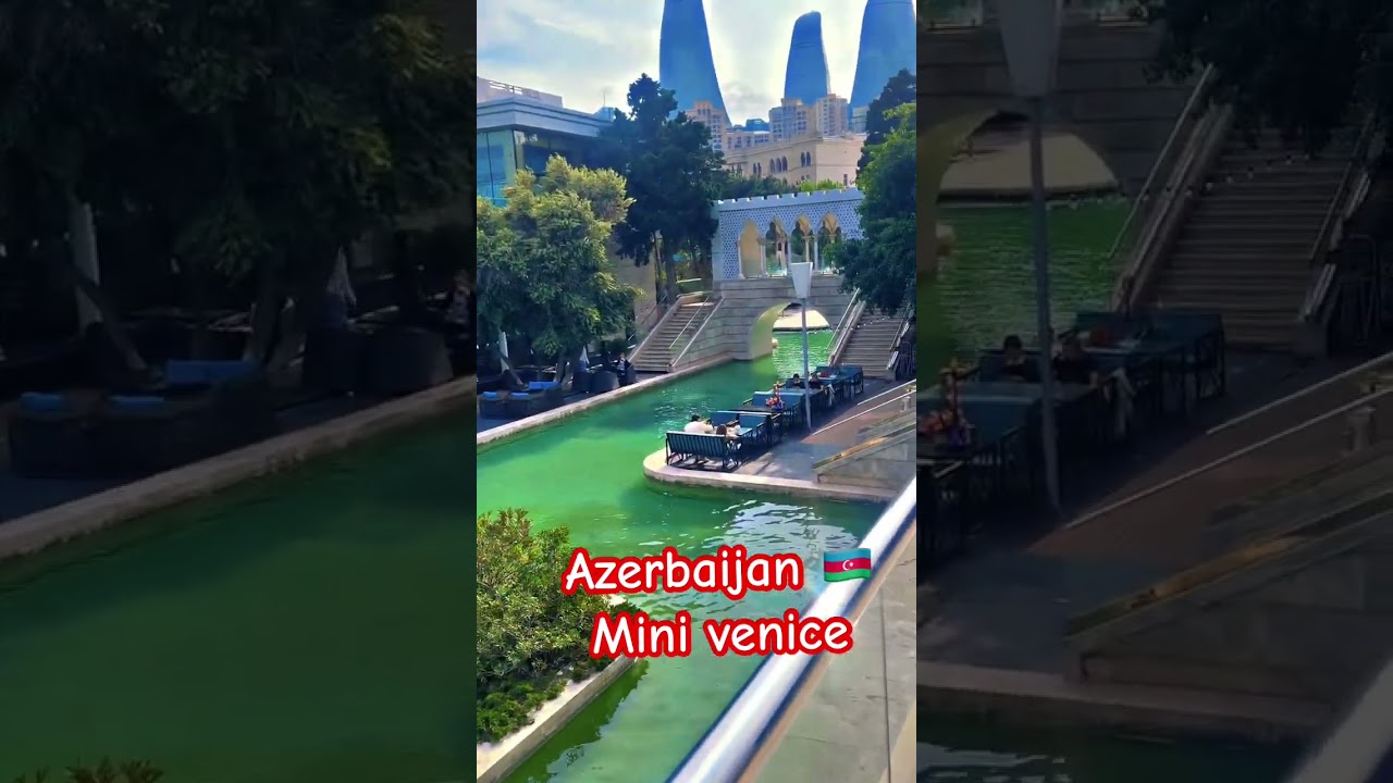 Baku mini venice / Azerbaijan attraction point/ mini venice charges 5 AZB currency/ baku city/ india