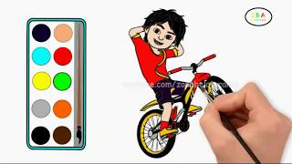 Shiva Cartoon 2020   How to Draw Colors in Shiva Learn  - Shiva Cartoon 