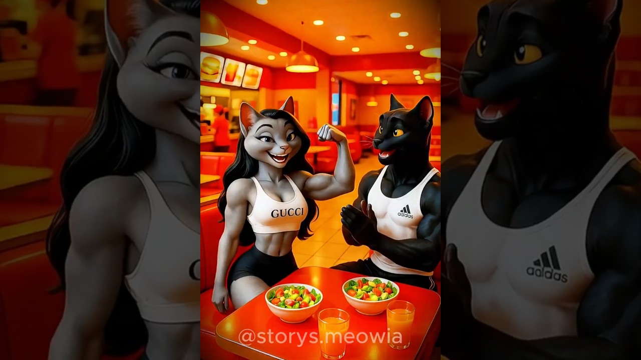 πΎπ± The couple of cats were humiliated and turned around π€―π₯΅ #cats #meow #story #cat #ai #shorts