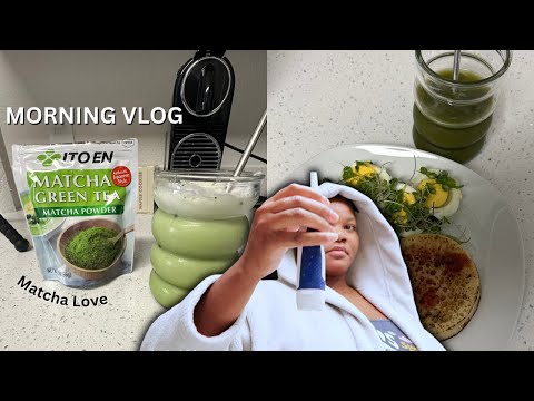 Morning Vlog (Being Productive, Matcha Review, Apt Updates and More)